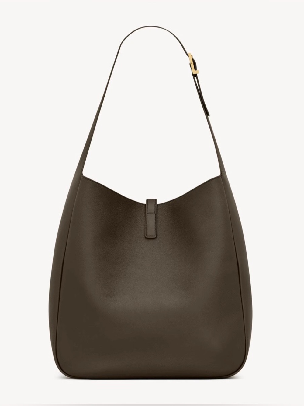 ❌SOLD⭕️NWT*Saint Laurent Large Le 5 À 7 Leather Hobo Bag Color:LIGHT MUSK - Picture 2 of 8